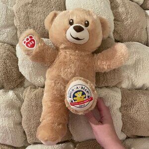 Build A Bear National Teddy Bear Day 2017 Edition 15" Plush Light Brown BABW